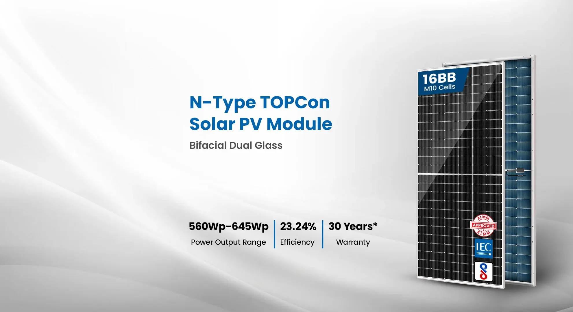 N Type TOPCon Solar PV Module